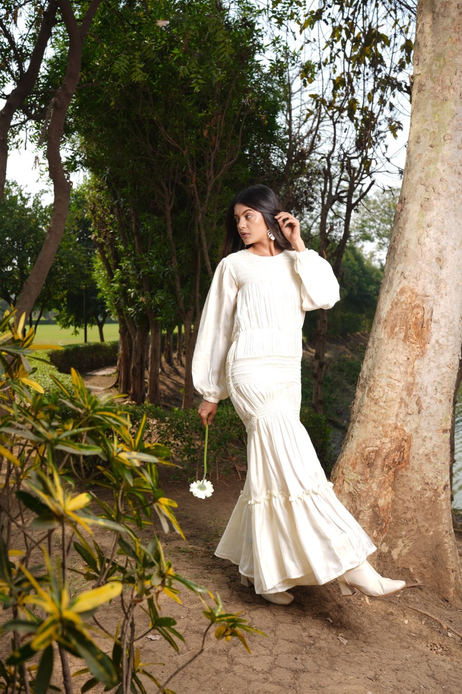 Elegant Modal Satin Maxi Dress