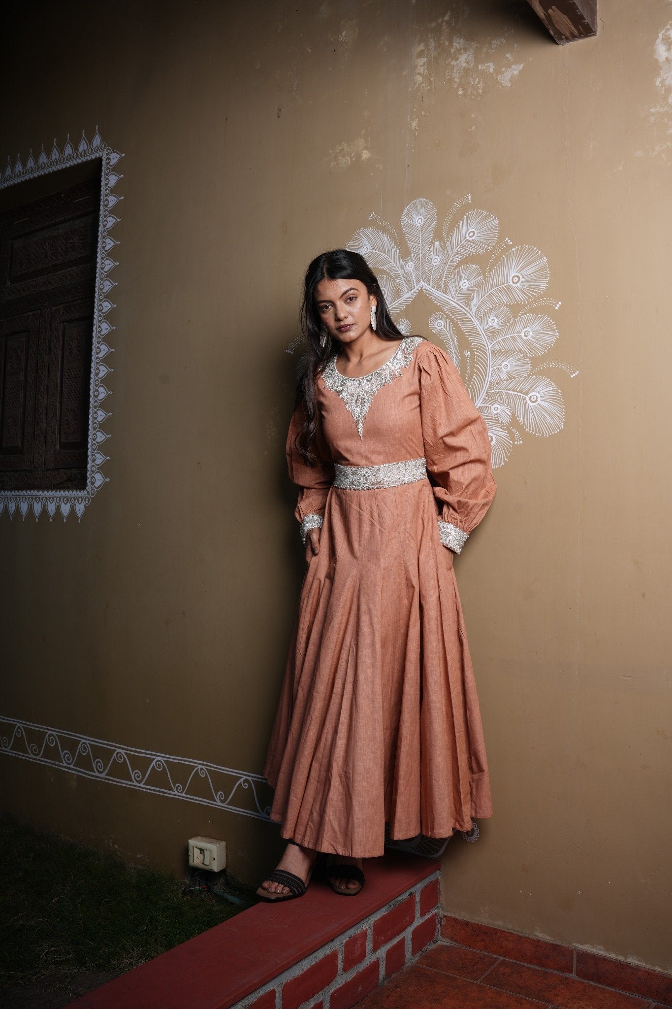 Blush Pink Embellished Gown