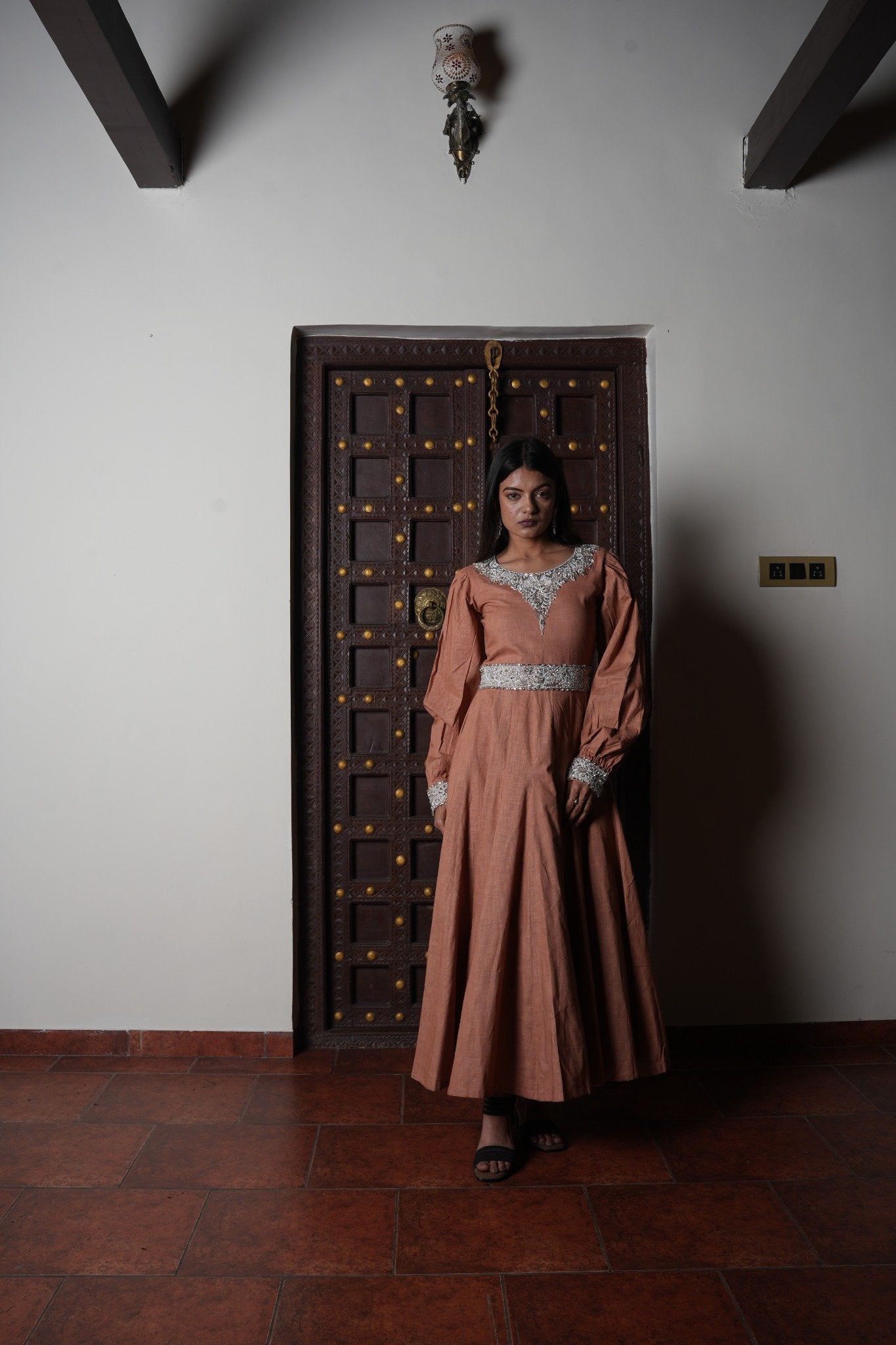Blush Pink Embellished Gown
