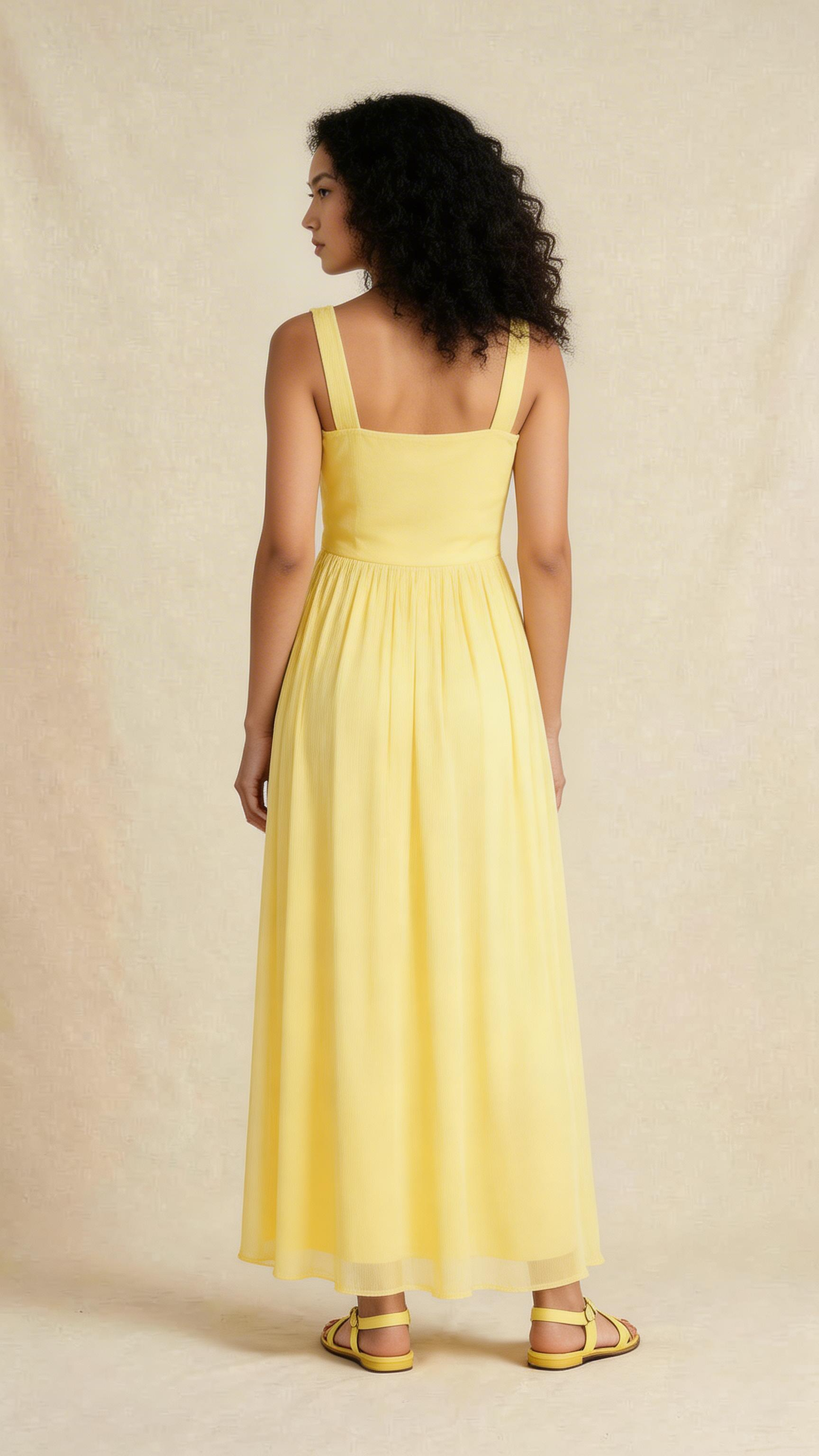 Buttercup Bloom Embellished Evening Gown