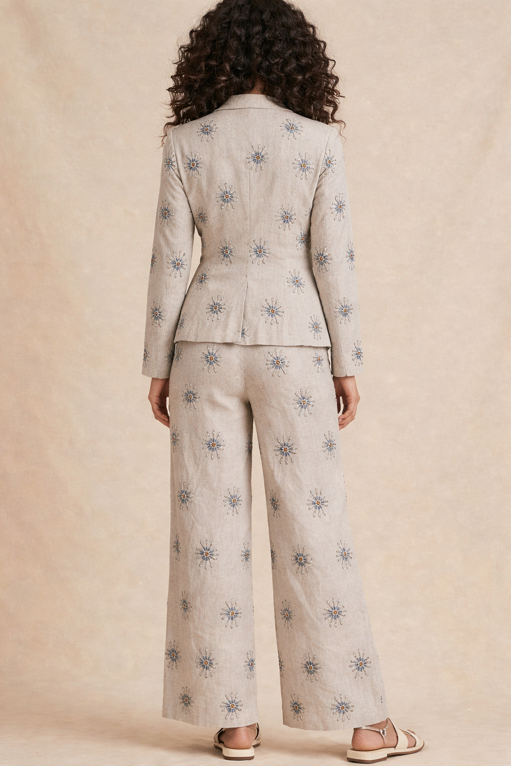 Embellished Blazer Co-ord Set