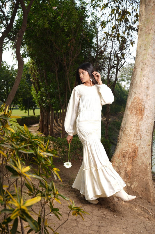Elegant Modal Satin Maxi Dress