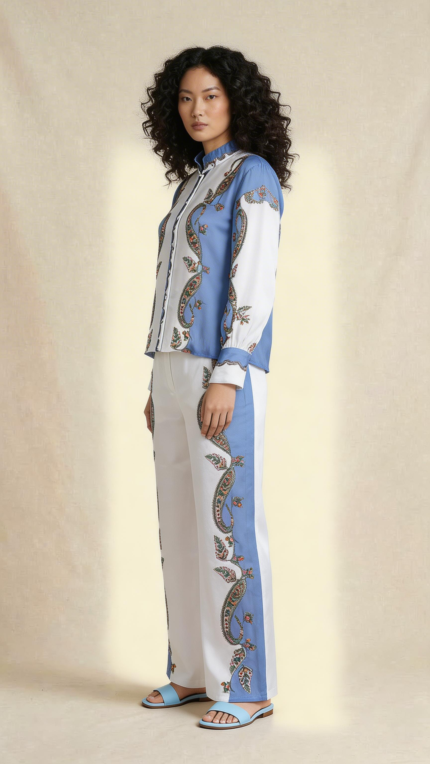 Frida Portrait Print Midi Dress