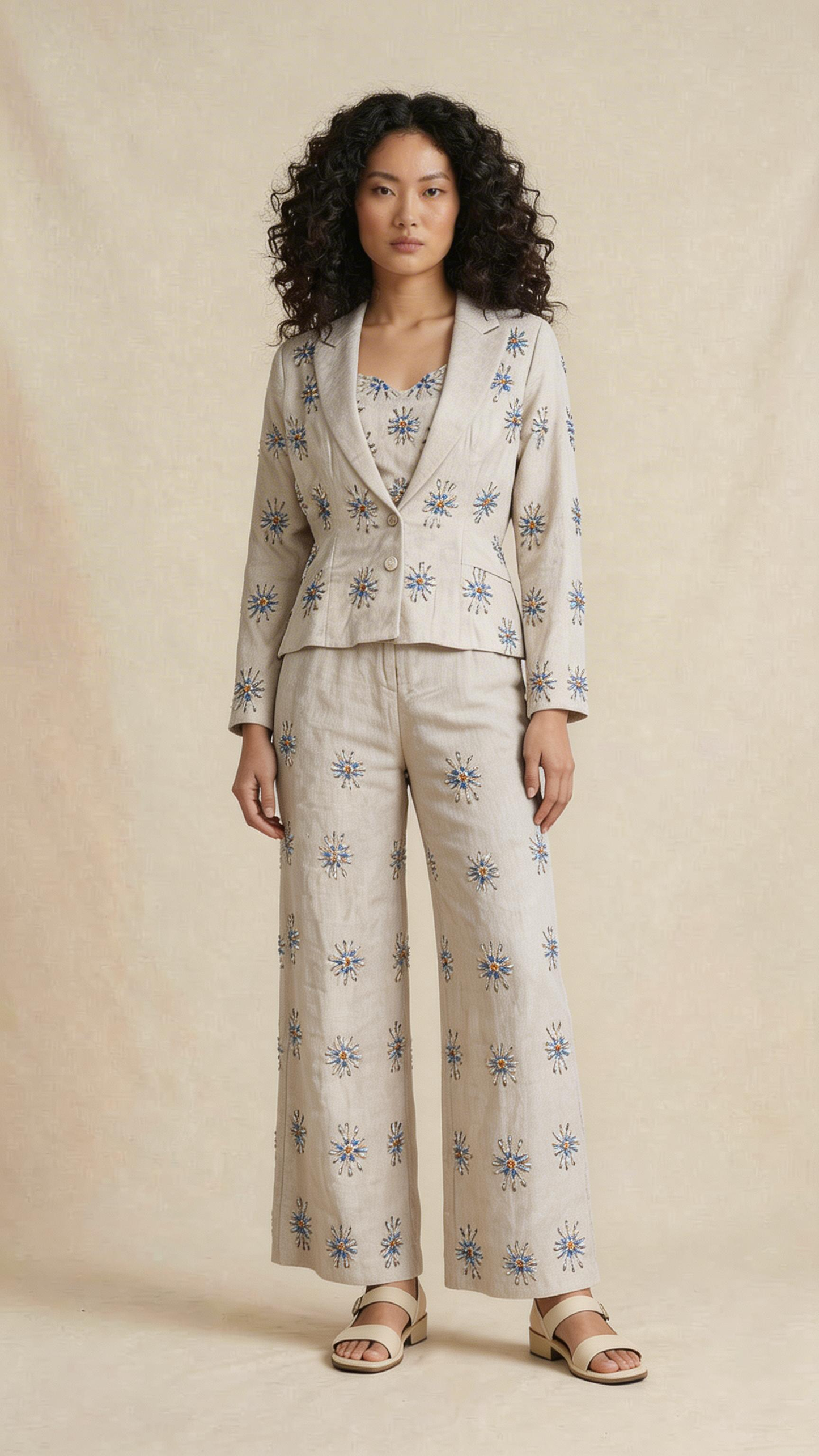 Embellished Blazer Co-ord Set